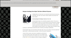 Desktop Screenshot of handbagspursesyousave.com